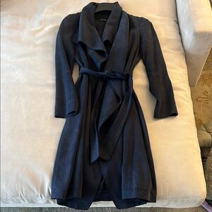 Club Monaco Elegant Navy Women's Trench